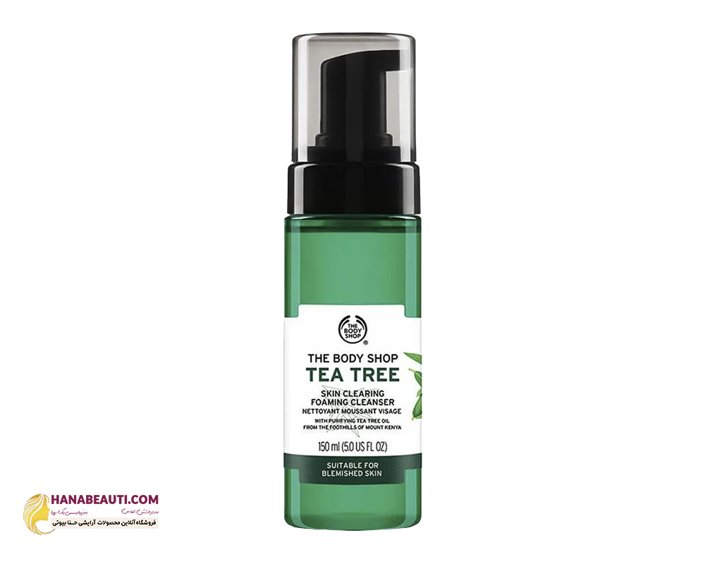 فوم شستشو صورت Tea Tree بادی شاپ حجم ml 150 